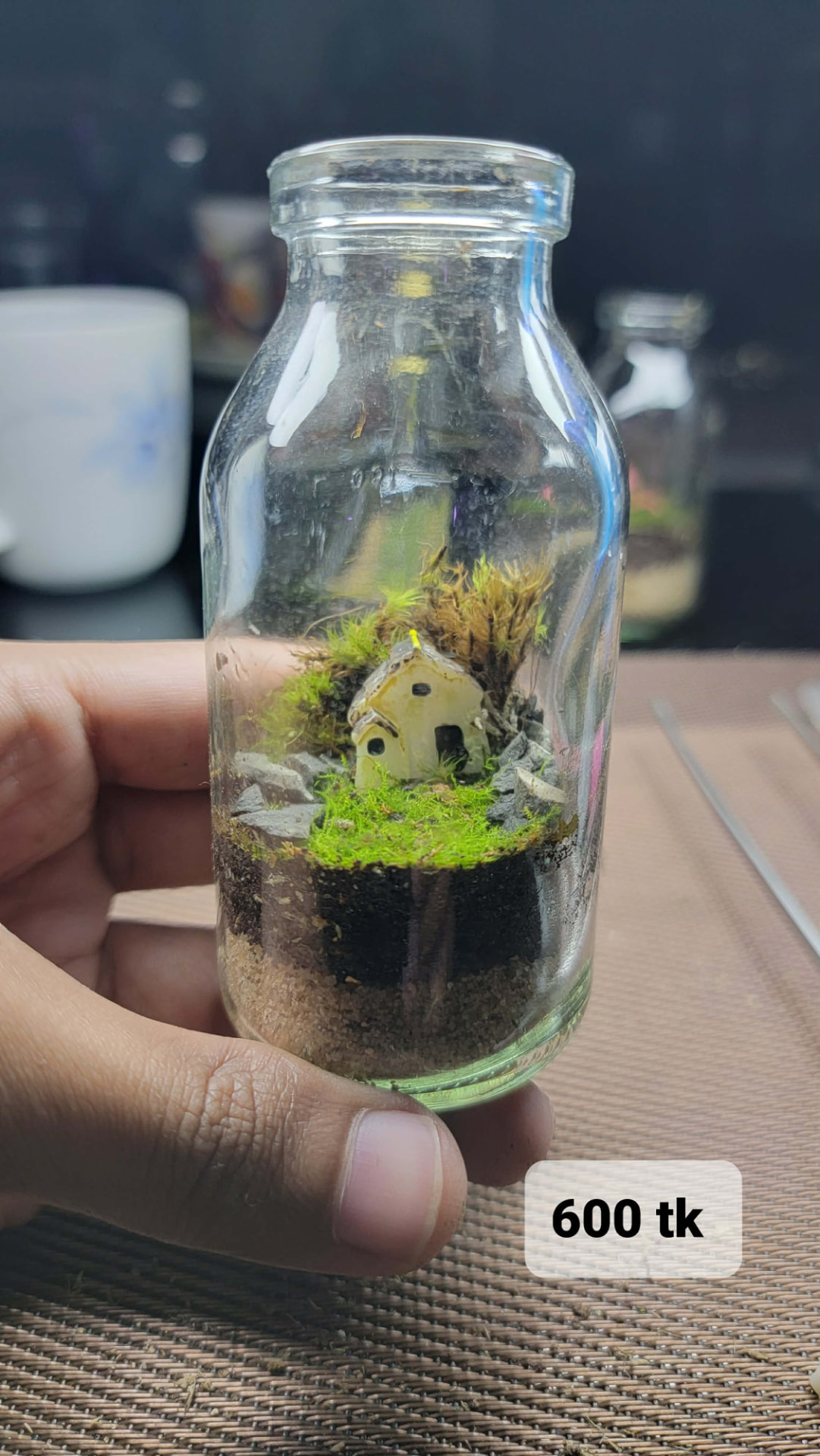 Mini Bottle Tiny Cottage